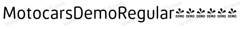 MotocarsDemoRegular字体转换
