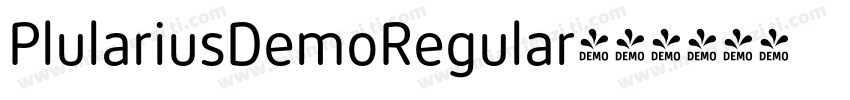 PlulariusDemoRegular字体转换