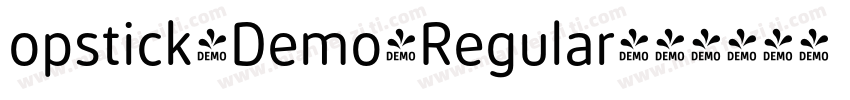 opstick-Demo-Regular字体转换