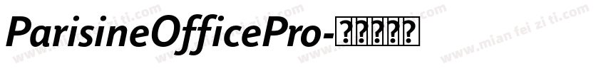 ParisineOfficePro字体转换