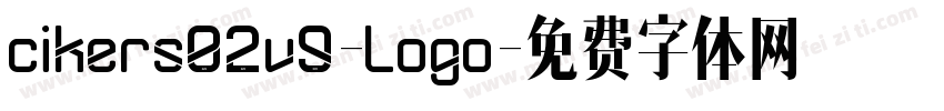 cikers02v9-logo字体转换