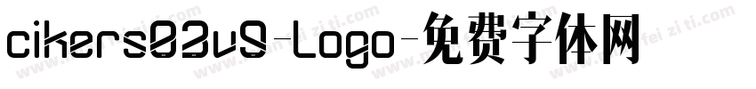 cikers03v9-logo字体转换