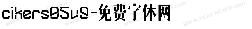 cikers05v9字体转换