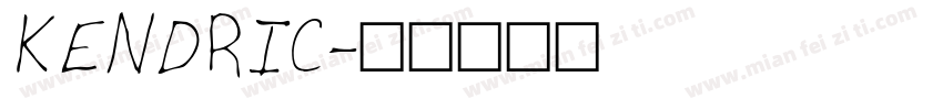 KENDRIC字体转换