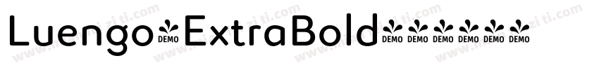 Luengo-ExtraBold字体转换