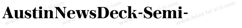 AustinNewsDeck-Semi字体转换