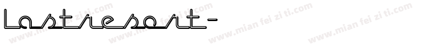 lastresort字体转换