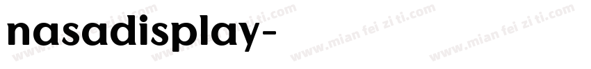 nasadisplay字体转换