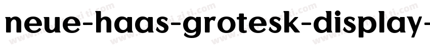 neue-haas-grotesk-display字体转换