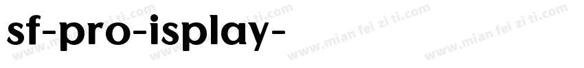 sf-pro-isplay字体转换