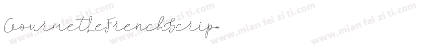 GourmetLeFrenchScrip字体转换