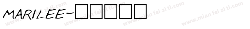 marilee字体转换