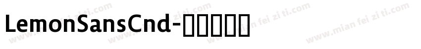 LemonSansCnd字体转换