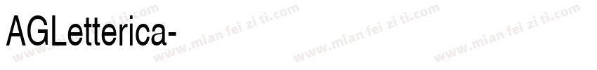 AGLetterica字体转换