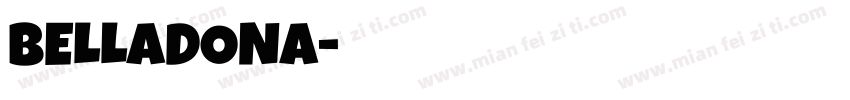 BELLADONA字体转换