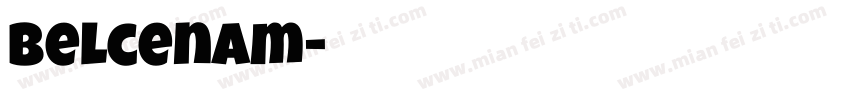 Belcenam字体转换