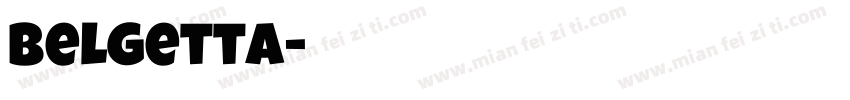 Belgetta字体转换