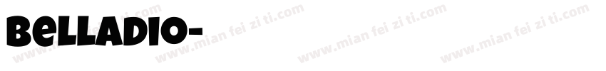 Belladio字体转换