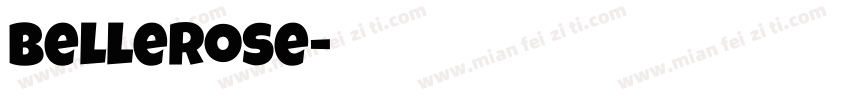 bellerose字体转换
