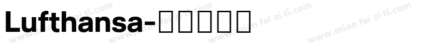 Lufthansa字体转换
