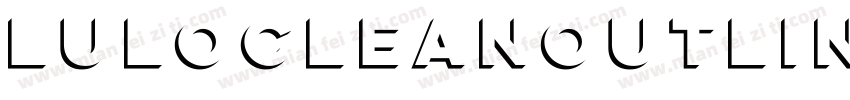 LuloCleanOutline-Bol字体转换