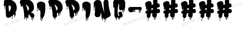 dripping字体转换