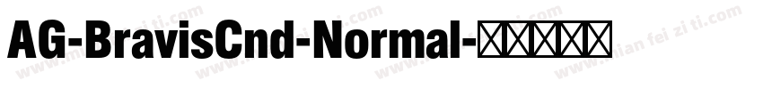 AG-BravisCnd-Normal字体转换