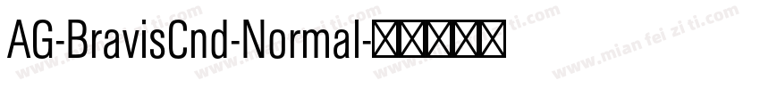 AG-BravisCnd-Normal字体转换
