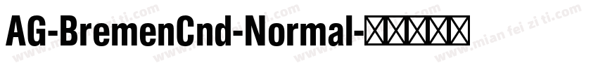 AG-BremenCnd-Normal字体转换