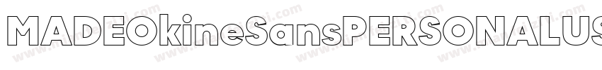 MADEOkineSansPERSONALUSE-Regular-GB字体转换