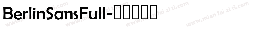 BerlinSansFull字体转换