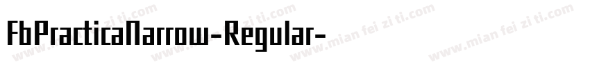 FbPracticaNarrow-Regular字体转换