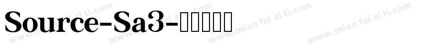Source-Sa3字体转换