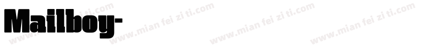 Mailboy字体转换