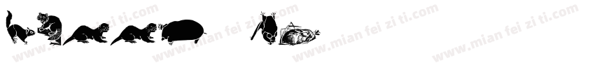 furry动画18字体转换