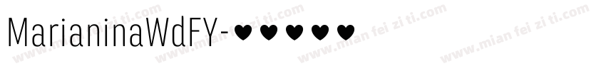 MarianinaWdFY字体转换