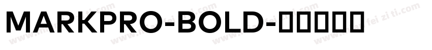 MARKPRO-BOLD字体转换