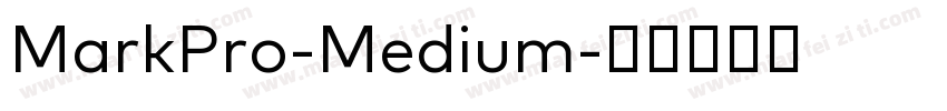 MarkPro-Medium字体转换