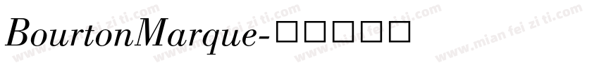 BourtonMarque字体转换