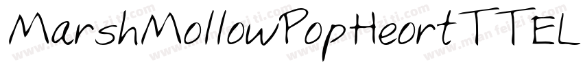 MarshMollowPopHeortTTEL字体转换