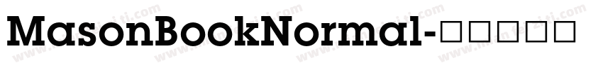 MasonBookNormal字体转换