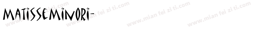 MatisseMinori字体转换