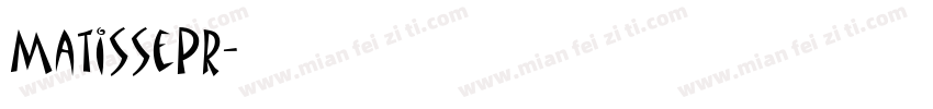 MatissePr字体转换