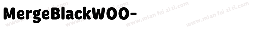 MergeBlackWOO字体转换
