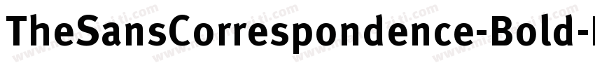 TheSansCorrespondence-Bold字体转换