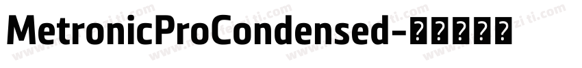 MetronicProCondensed字体转换