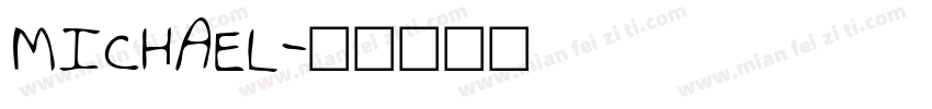 MICHAEL字体转换