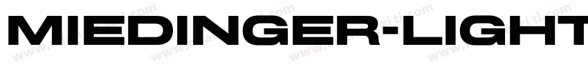 Miedinger-Light字体转换
