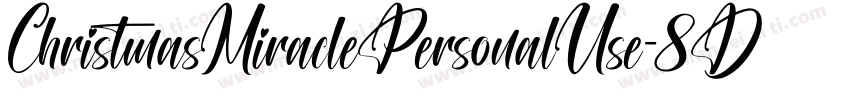 ChristmasMiraclePersonalUse-8DZ0字体转换