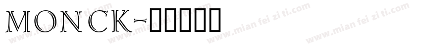 Monck字体转换